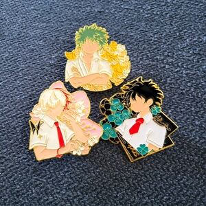 My hero academia anime pins